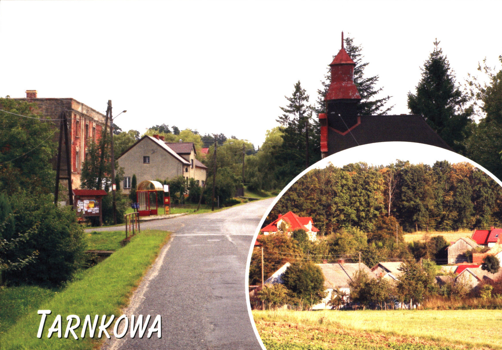 Pocztówka z Tarnkowej — wydana przez Urząd Miejski w Głubczycach, 2017