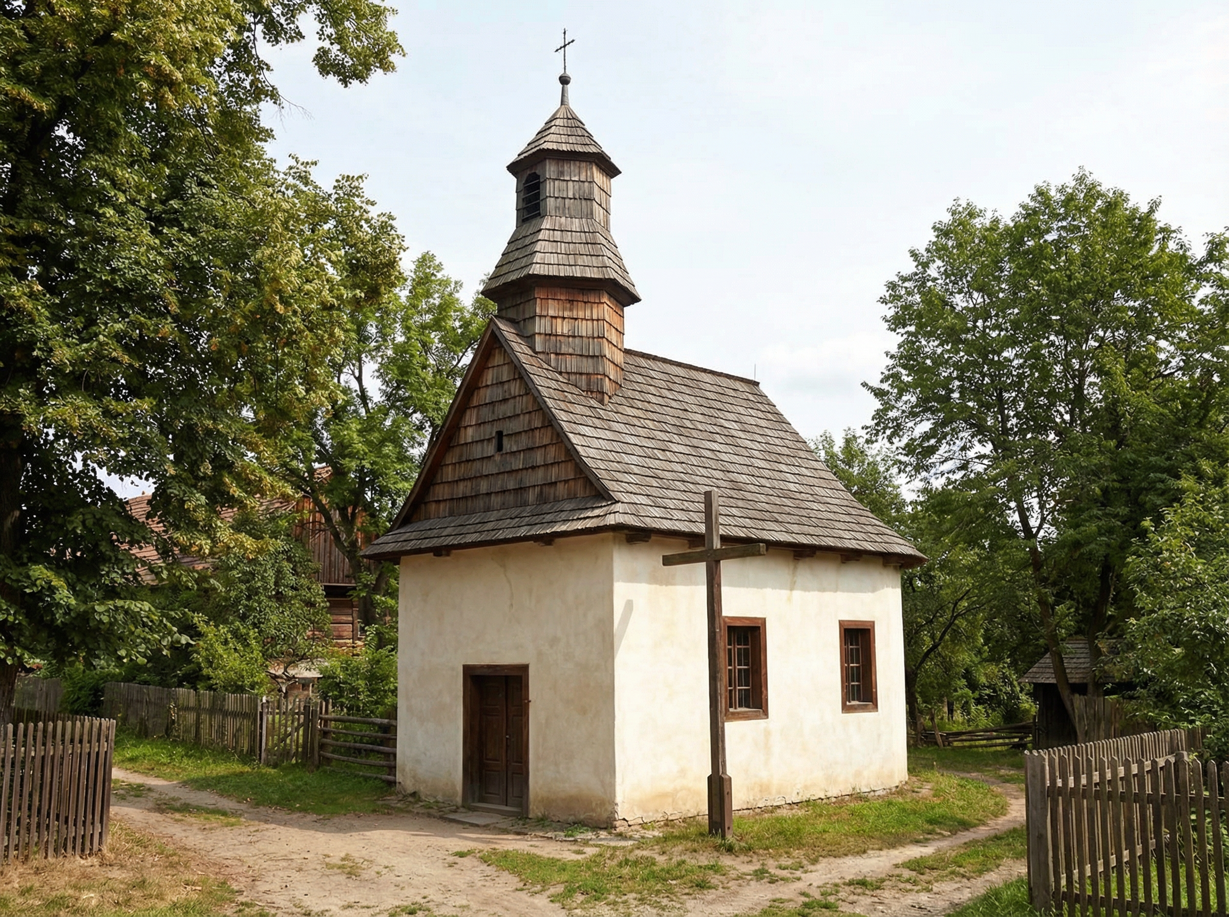 Wizualizacja kaplicy w Tarnkowej z 1773 roku