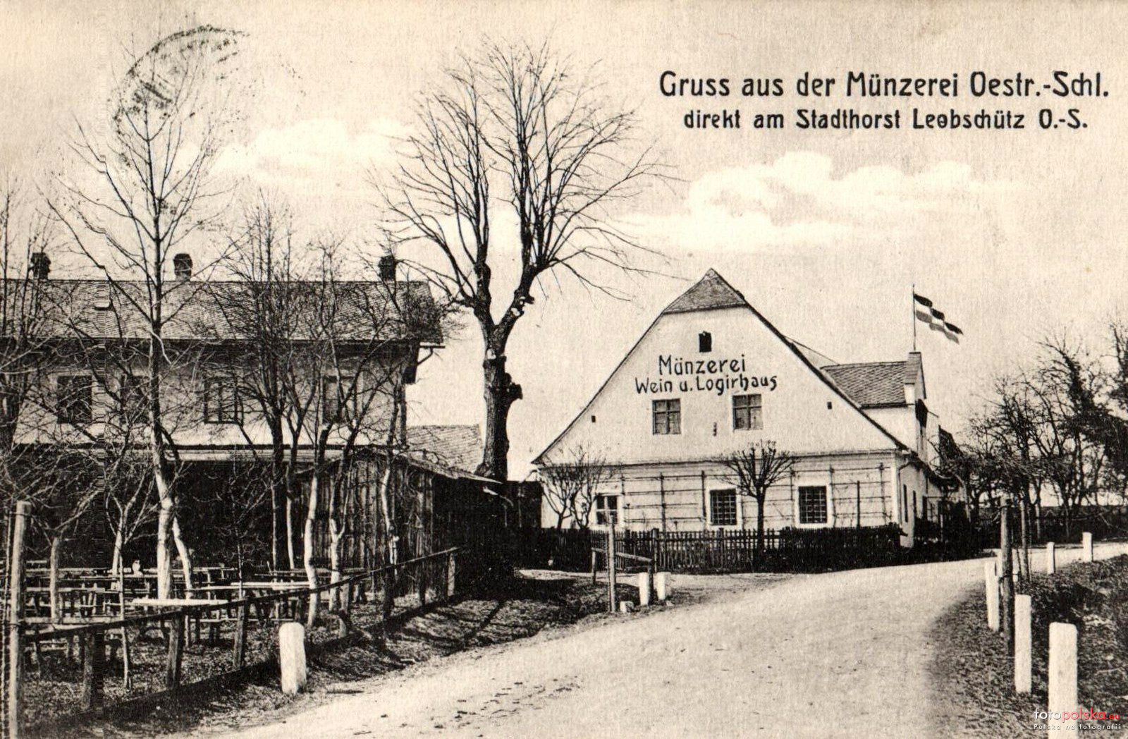 Winiarnia Münzerei w Głubczycach, ok. 1905–1915