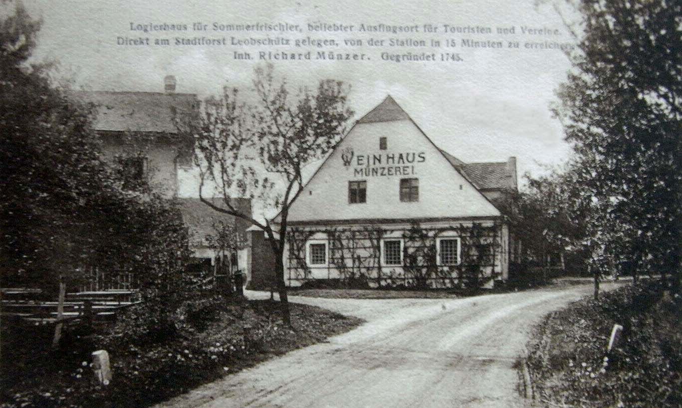 Weinhaus Münzerei, ok. 1927