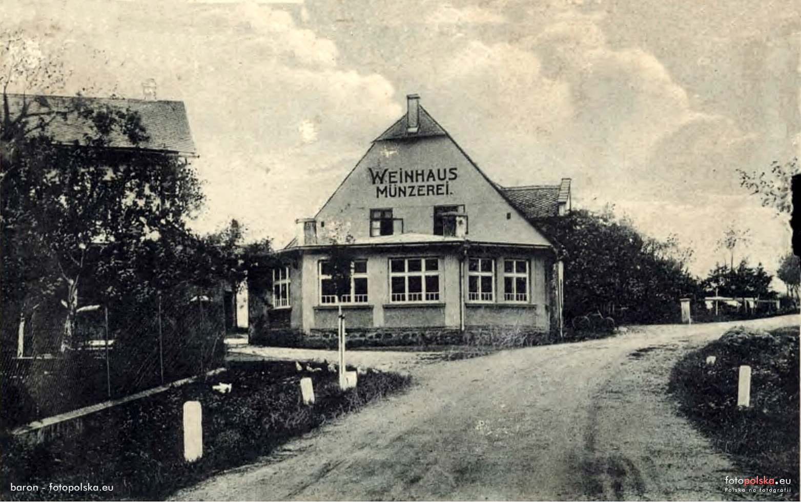 Winiarnia Münzerei w pobliżu Lasu Miejskiego, 1934