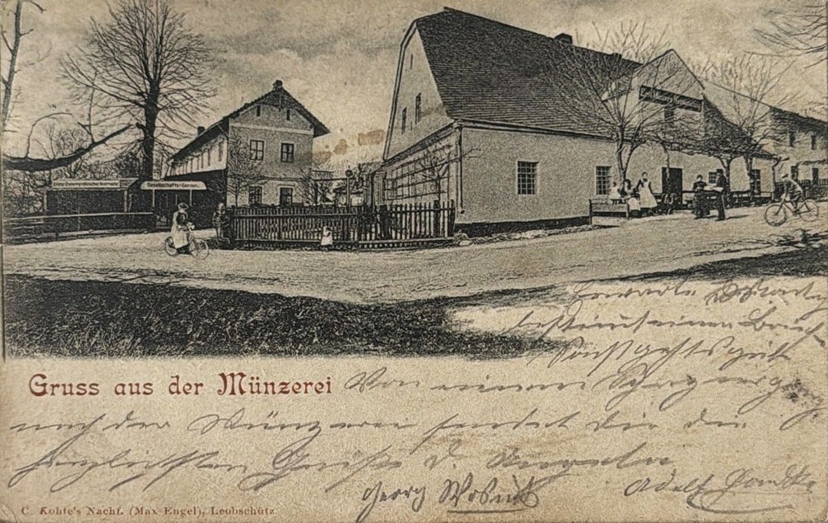 Winiarnia Münzerei — pocztówka