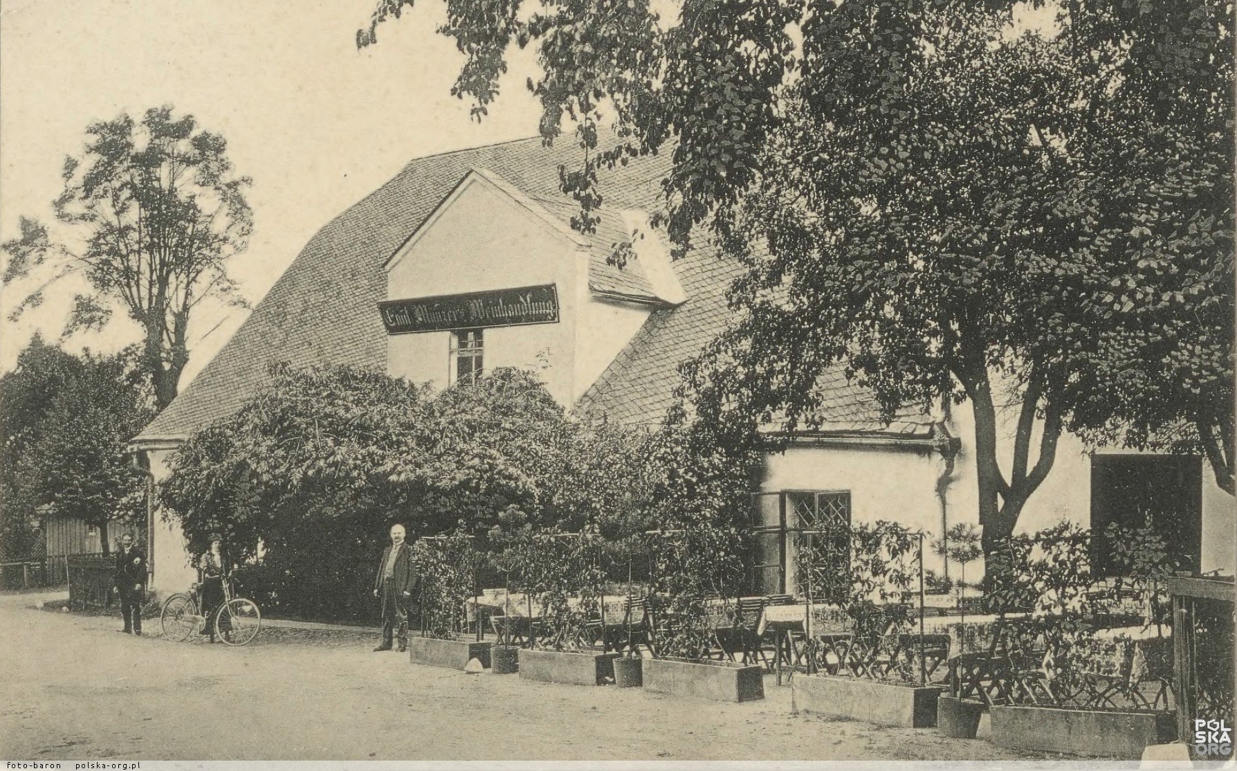 Emil Münzer Weinhandlung, ok. 1900–1904